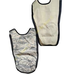 Two (2) Zippered Hydration Backpack Covers, Coyote (1) and ACU Tiger Stripe (1)